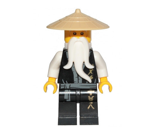 Lego Sensei Wu 71705 70670 70679 Black Robe Legacy Ninjago Minifigure