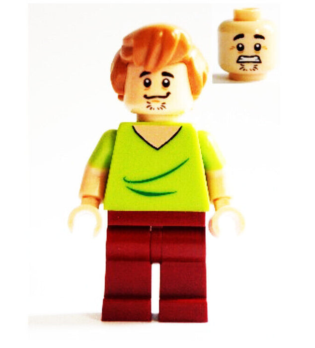 Lego Shaggy Rogers 75900 71206 75901 Closed Mouth Scooby-Doo Minifigure