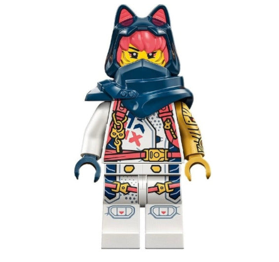 Lego Sora 71797 717972 71796 White And Coral Racing Suit NINJAGO Minifigure