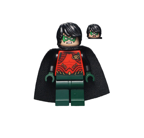 Lego ROBIN 76034 - Dark Green Legs Batman II Super Heroes Minifigure