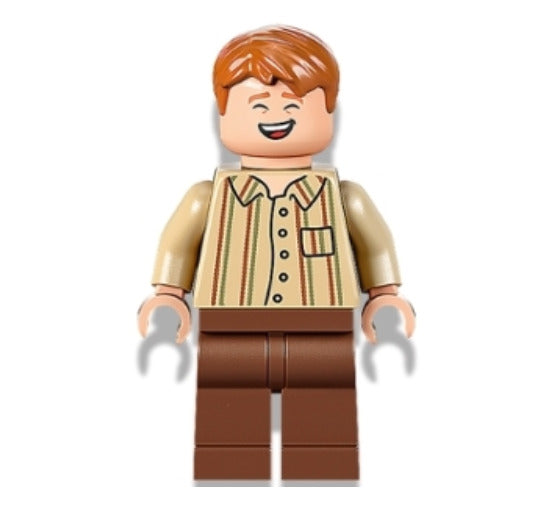 Lego George Weasley 76408 Tan Striped Shirt Harry Potter Minifigure