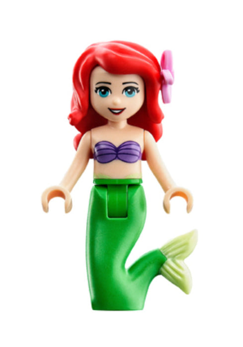 Lego Ariel Mermaid 41063 Dark Purple Top Disney Princess Minifigure