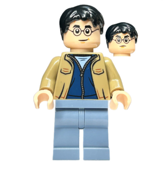 Lego Harry Potter 76415 Dark Tan Jacket Sand Blue Legs Harry Potter Minifigure