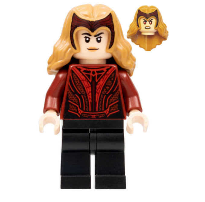 Lego The Scarlet Witch 76218 Nougat Hair with Tiara Super Heroes Minifigure