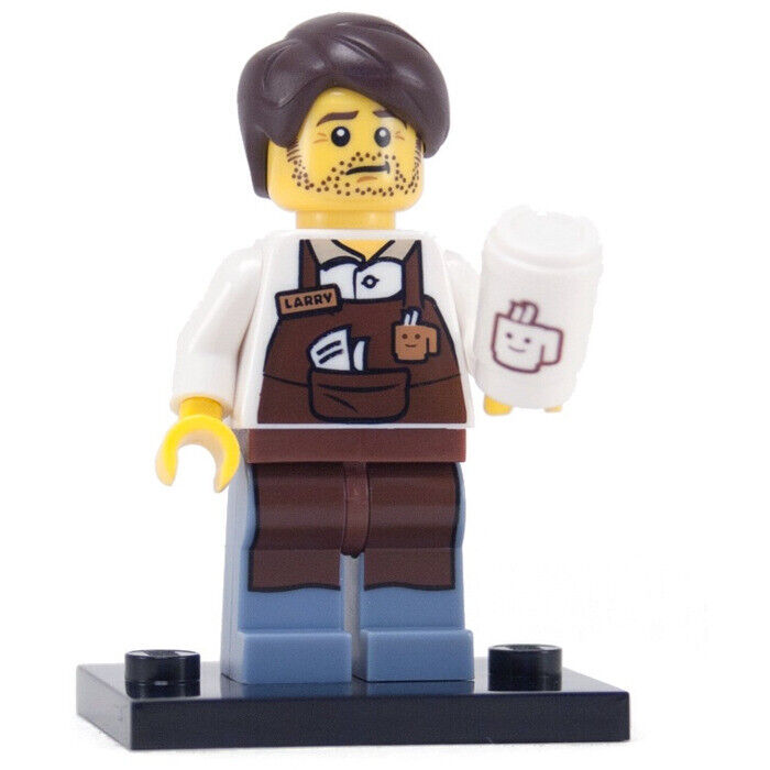 Lego Larry the Barista 71004 The LEGO Movie Collectible Minifigure