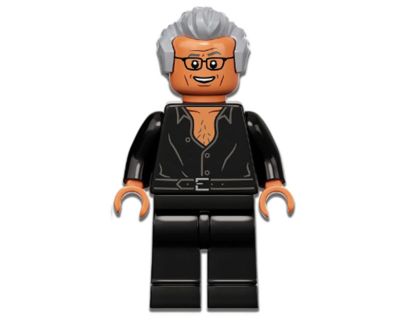 Lego Dr. Ian Malcolm 76951 Partially Shirt Gray Hair Jurassic World Minifigure