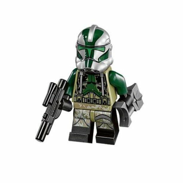 Lego Clone Commander Gree 75043 75151 (Gray Lines on Legs) Star Wars Minifigure
