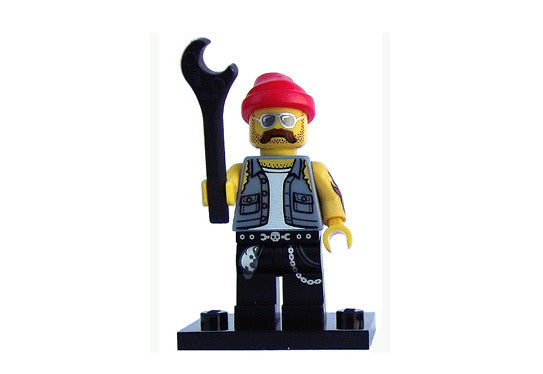 Lego Motorcycle Mechanic 71001 Collectible Series 10 Minifigures