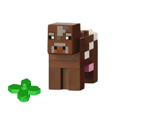 Lego Minecraft Cow 21155 21135 21114 Brick Built Minecraft Minifigure