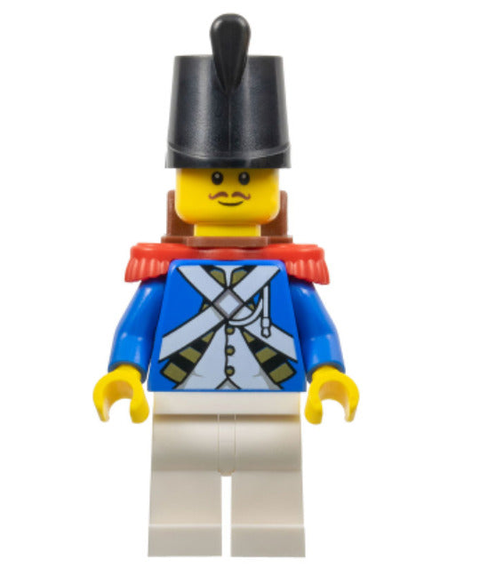 Lego Imperial Soldier IV 10320 Male Black Shako Hat Pirates IV Minifigure