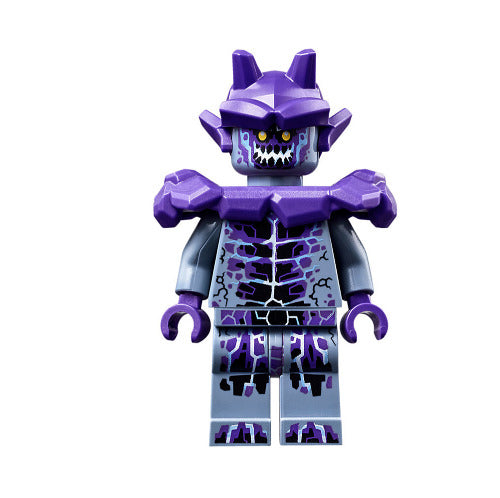 Lego Stone Stomper 70357 Dark Purple Markings Nexo Knights Minifigure