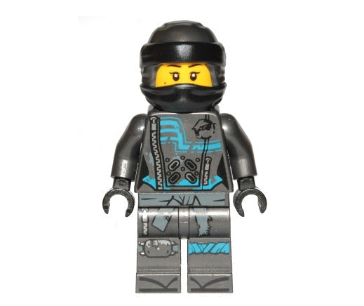 Lego Nya Crooked Smile Open Mouth Smile Hunted foil pack #3 Ninjago Minifigure