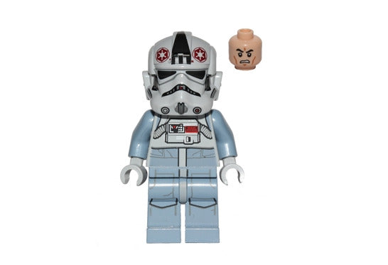 Lego AT-AT Driver 75054 75075 Light Nougat Head Star Wars Minifigure