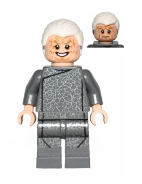 Lego Chancellor Palpatine 75044 Dark Bluish Gray Outfit Star Wars Minifigure