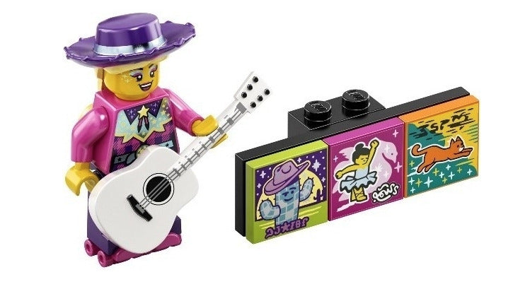 Lego Discowgirl Guitarist 43108 Bandmates Series 2 Vidiyo Minifigure