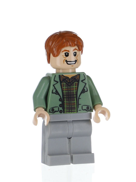 Lego Arthur Weasley 4840 Sand Green Open Jacket Harry Potter Minifigure