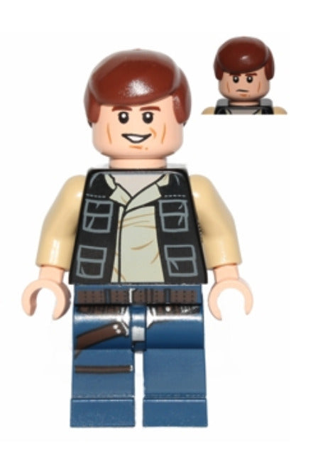Lego Han Solo 75052 75030 Vest with Pockets Star Wars Minifigure