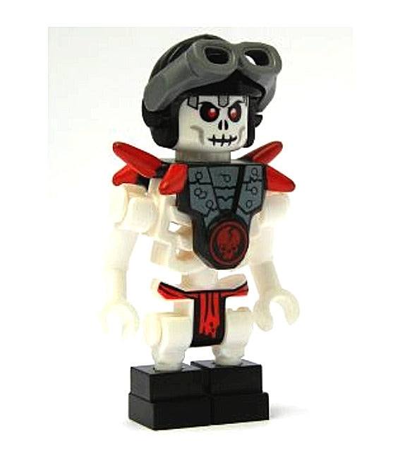 Lego Frakjaw 2521 with Armor with Red Shoulder Spikes Ninjago Minifigure