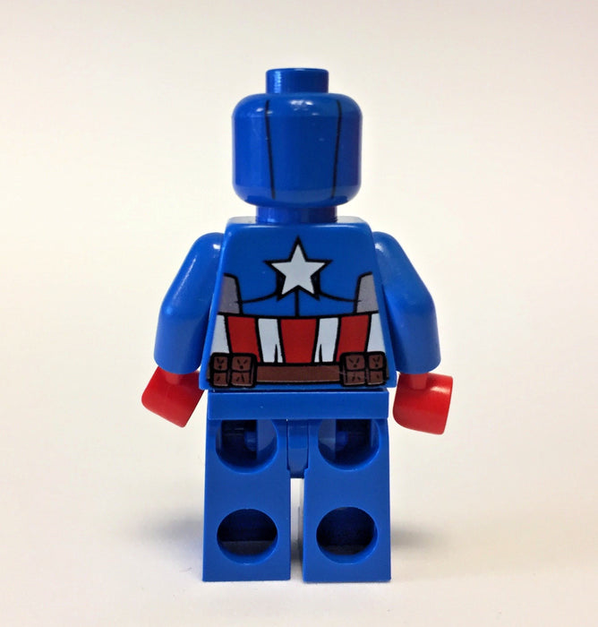 Lego Captain America 76017 Blue Suit, Brown Belt Super Heroes Minifigure