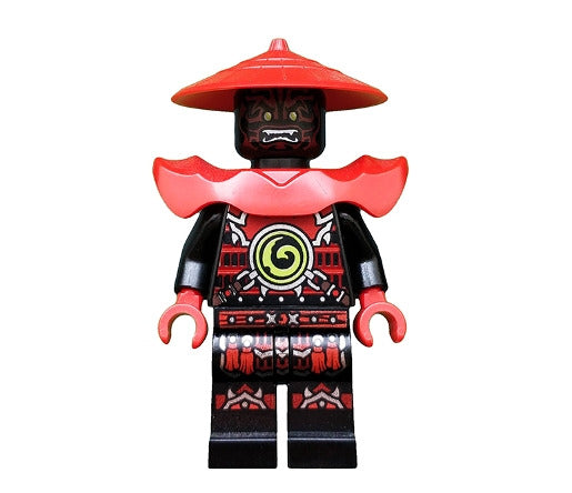 Lego Swordsman 70596 70589 Dark Red Markings Ninjago Minifigure