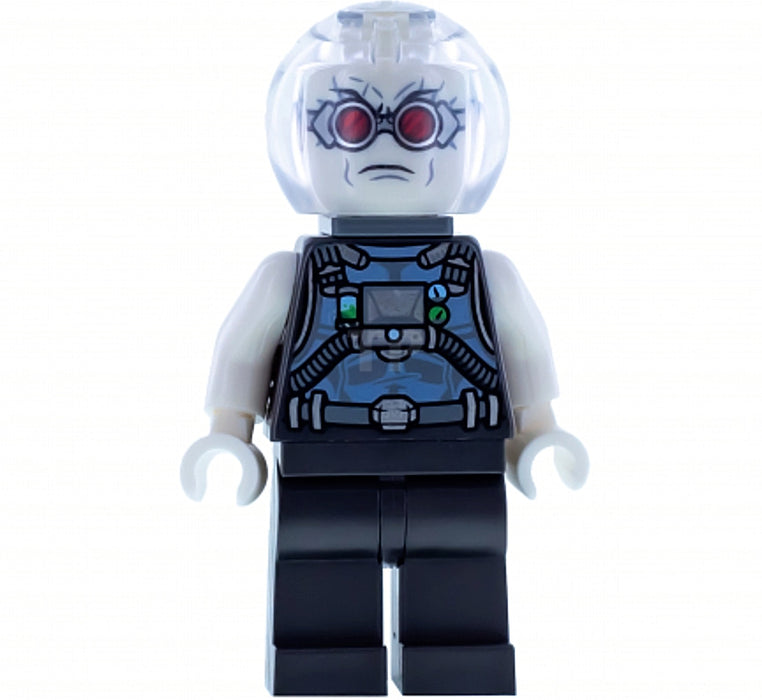 Lego Mr. Freeze 76118 Pearl Dark Gray Batman II Super Heroes Minifigure