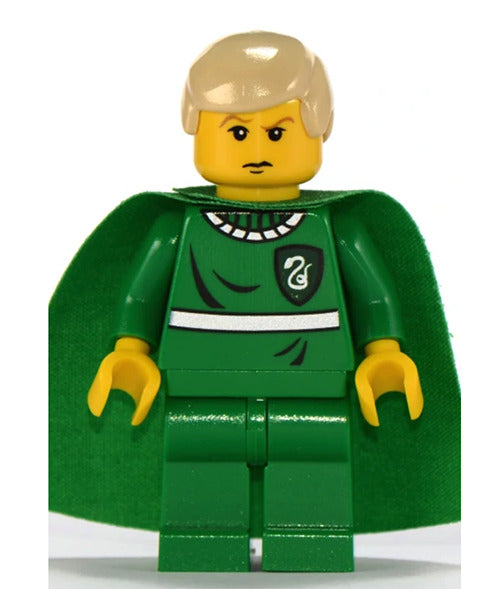 Lego Draco Malfoy 4726 Green Quidditch Uniform Harry Potter Minifigure