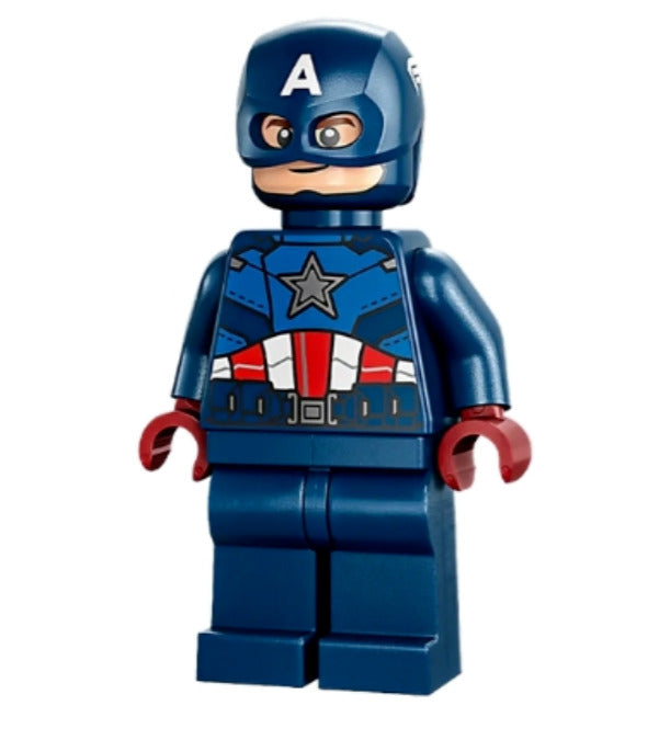 Lego Captain America 76248 Blue Suit Red Hand Helmet Super Heroes Minifigure