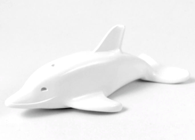 Lego White Dolphin with Normal Connection & Axle Holder Animal Figure Minifigure