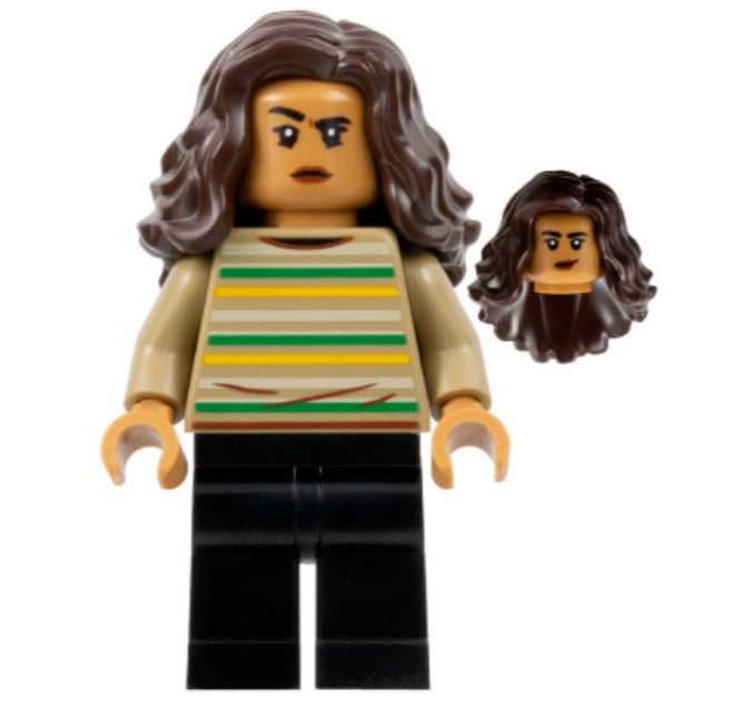 Lego MJ (Michelle Jones) 76261 Dark Tan Striped Shirt Super Heroes Minifigure