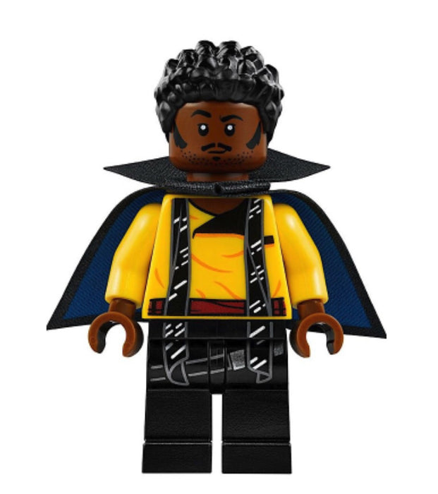 Lego Lando Calrissian 75212 Young, Short Cape with Collar Star Wars Minifigure