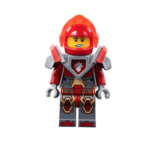 Lego Macy 70352 70361 70356 Dark Red Plume Nexo Knights Minifigure