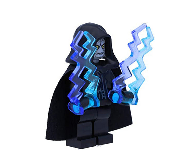 Lego Emperor Palpatine 10188 8096 Light Bluish Gray Head Star Wars Minifigure