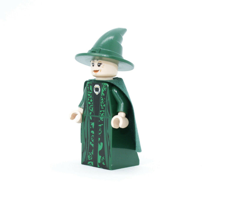 Lego Professor Minerva McGonagall 4842 Dark Green Robe Harry Potter Minifigure