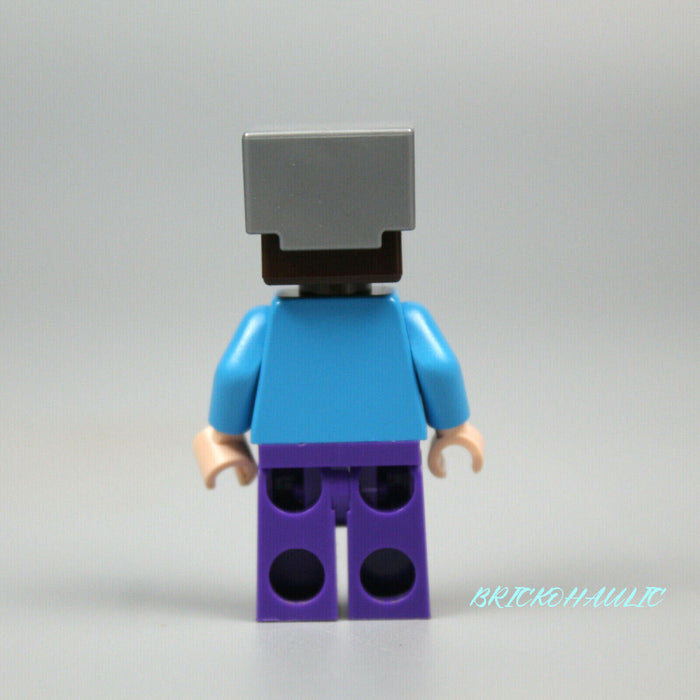 Lego Steve 21121 21125 21141 Helmet Minecraft Minifigure