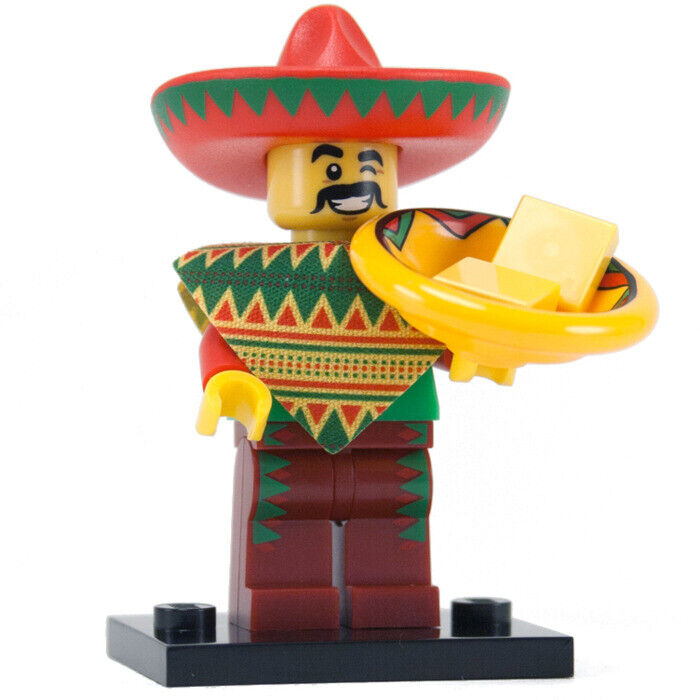 Lego Taco Tuesday Guy 71004 The LEGO Movie Collectible Minifigure