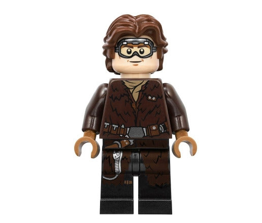 Lego Han Solo 75217 Fur Coat Goggles Star Wars Solo Minifigure