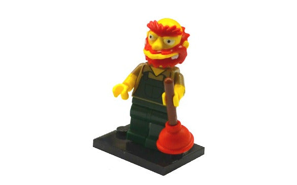 Lego Groundskeeper Willie 71009 The Simpsons Series 2 Collectible Minifigure