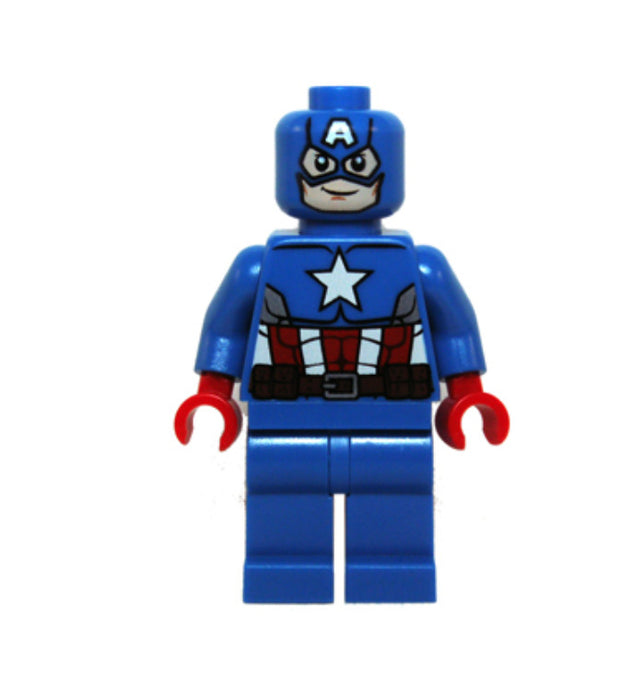 Lego Captain America 76017 Blue Suit, Brown Belt Super Heroes Minifigure