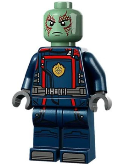 Lego Drax 76255 Dark Blue Suit Super Heroes Minifigure