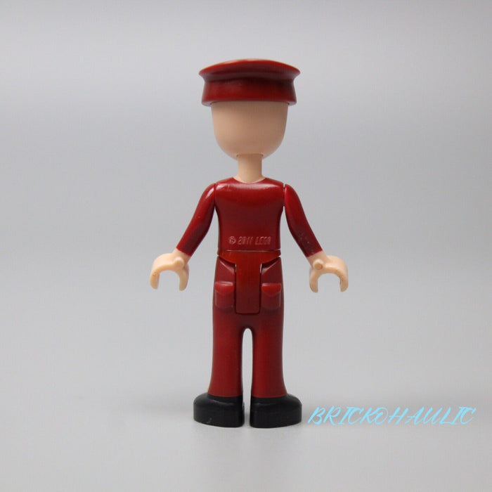 Lego Nate 41101 Dark Red Hotel Boy Uniform Friends Minifigure