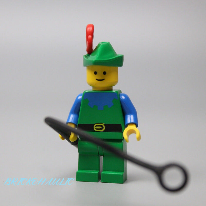 Lego Forestman 1877 1680 Blue, Green Hat Castle Minifigure