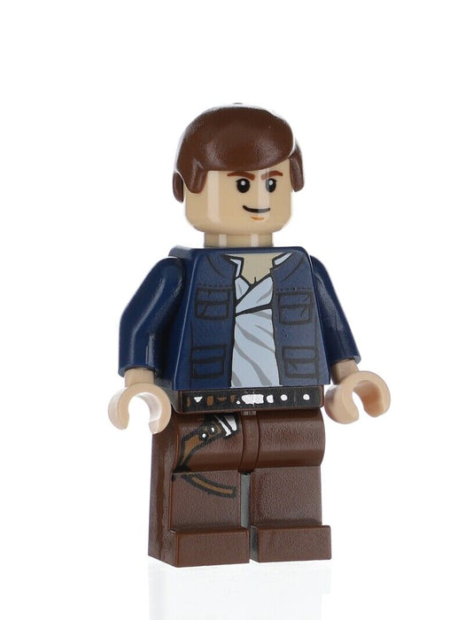 Lego Han Solo 8129 with Holster Pattern, Open Jacket Star Wars Minifigure