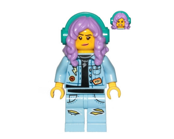 Lego Parker L. Jackson 70437 Denim Jacket Headphones Hidden Side Minifigure