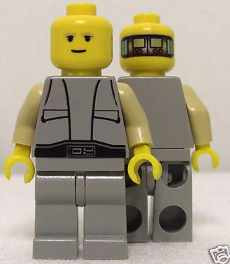 Lego Lobot 7119 Yellow Head Twin-Pod Cloud Car Star Wars Minifigure