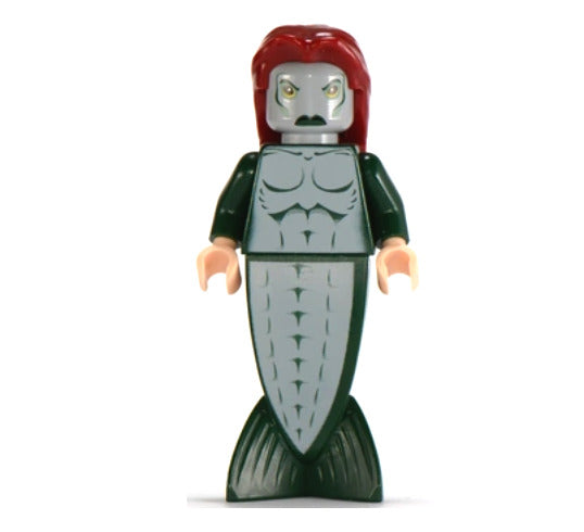 Lego Mermaid 4762 Fish Tail, Long Dark Red Hair Harry Potter Minifigure