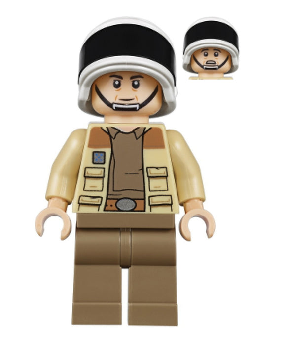 Lego Captain Antilles 75244 Dark Tan Shirt Star Wars Minifigure