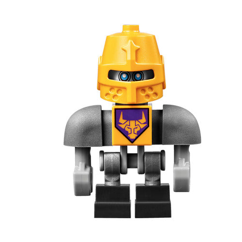 Lego Axl Bot 70354 Yellow Helmet Nexo Knights Minifigure