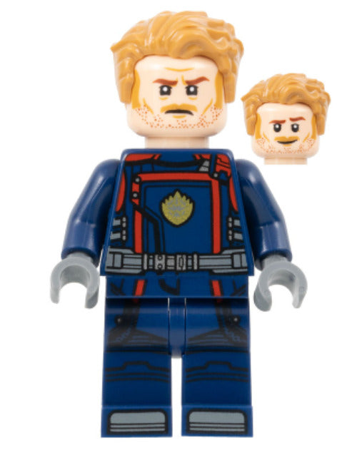 Lego Star-Lord 76253 76255 Dark Blue Suit Super Heroes Minifigure