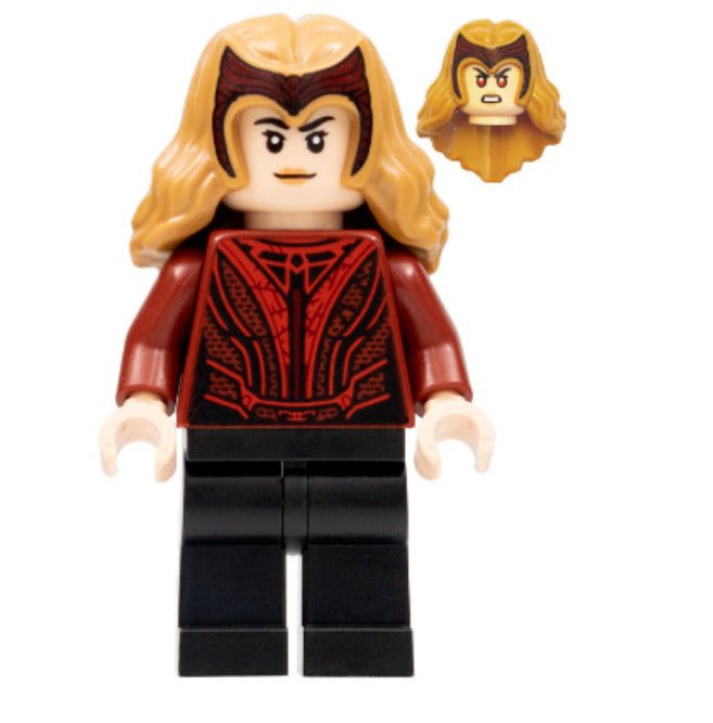 Lego The Scarlet Witch 76218 Nougat Hair with Tiara Super Heroes Minifigure