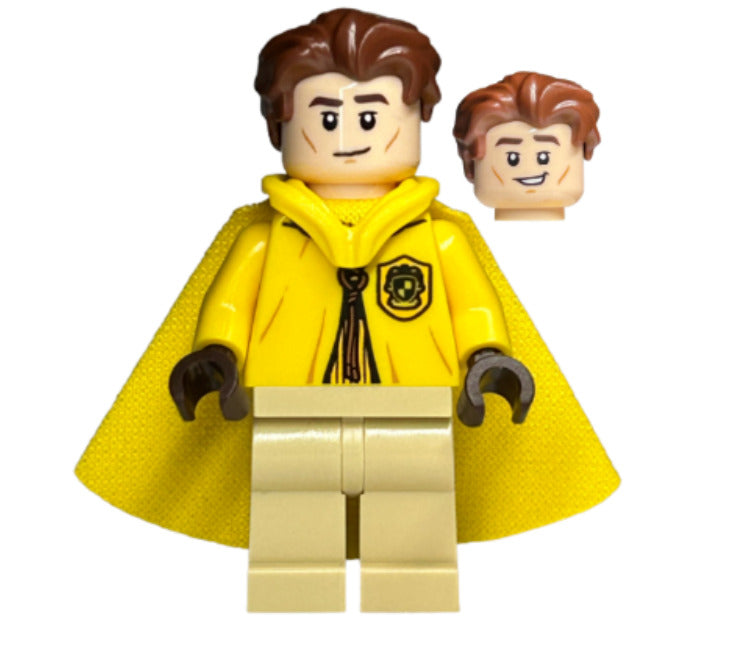 Lego Cedric Diggory 76416 Yellow Hufflepuff Uniform Harry Potter Minifigure